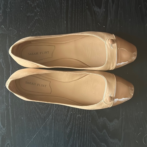 Sarah Flint Ballet Sachetto Flat size US 10 Color Sand Nappa - Picture 6 of 17
